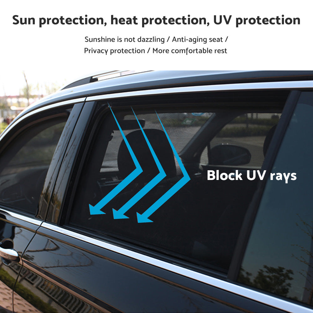 Magnetic Window Sun Shades Suitable For Toyota Kluger 2007-2013 Rear Windows