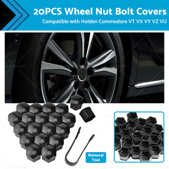 compare product 20PCS 19mm Wheel Nut Lug Bolt Covers Caps Suitable for Holden Commodore VB to VZ