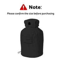 2x Propane Tank Covers Dust-Proof & Waterproof Suitable For Gas Bottles & Gas Stove