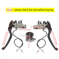 2x Brake Master Cylinder Suitable For Suzuki GSXR1000 SV1000 GSXR1300 GSX1400