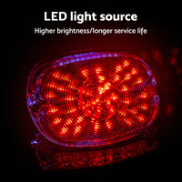 LED Rear Tail Light Brake Smoke Suitable For Harley-Davidson Touring 2000-2020 / Dyna Glide 2000-2017 / Softail 2000-2017