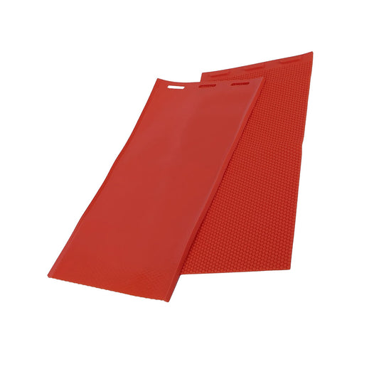Beekeeping Soft Red Beeswax Sheet Mold Suitable For DIY Honeycomb Making With Silicone Press Tool
