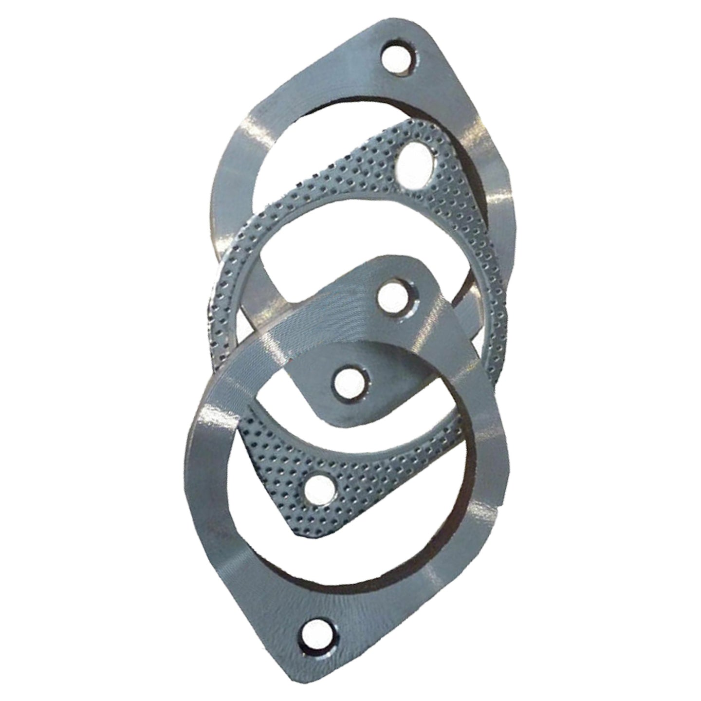 {{ 2.5in Universal Exhaust Flange Gasket Plate Bolt Nut Kit 300 63mm Stainless Steel }} - Buy Car Parts Online at {{ Kaka Auto Parts }}.