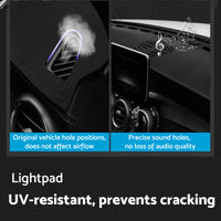 {{ Dash Mat Microfiber Leather Black Suitable For Toyota Prado 150 Series 2009-2024 }} - Buy Car Parts Online at {{ Kaka Auto Parts }}.