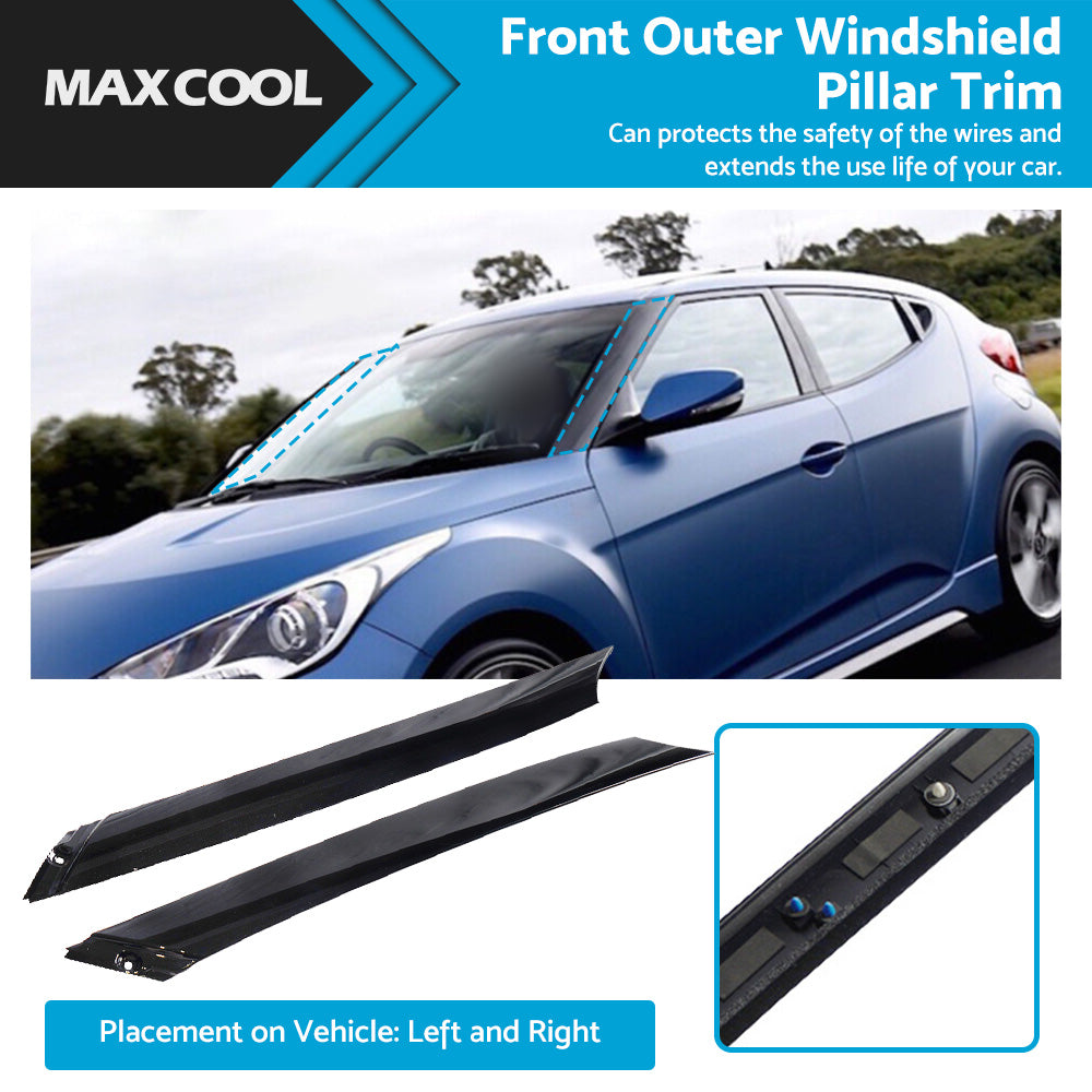 {{ Windshield A Pillar Trim Suitable For Hyundai Veloster 12-17 861702V000 LH RH }} - Buy Car Parts Online at {{ Kaka Auto Parts }}.