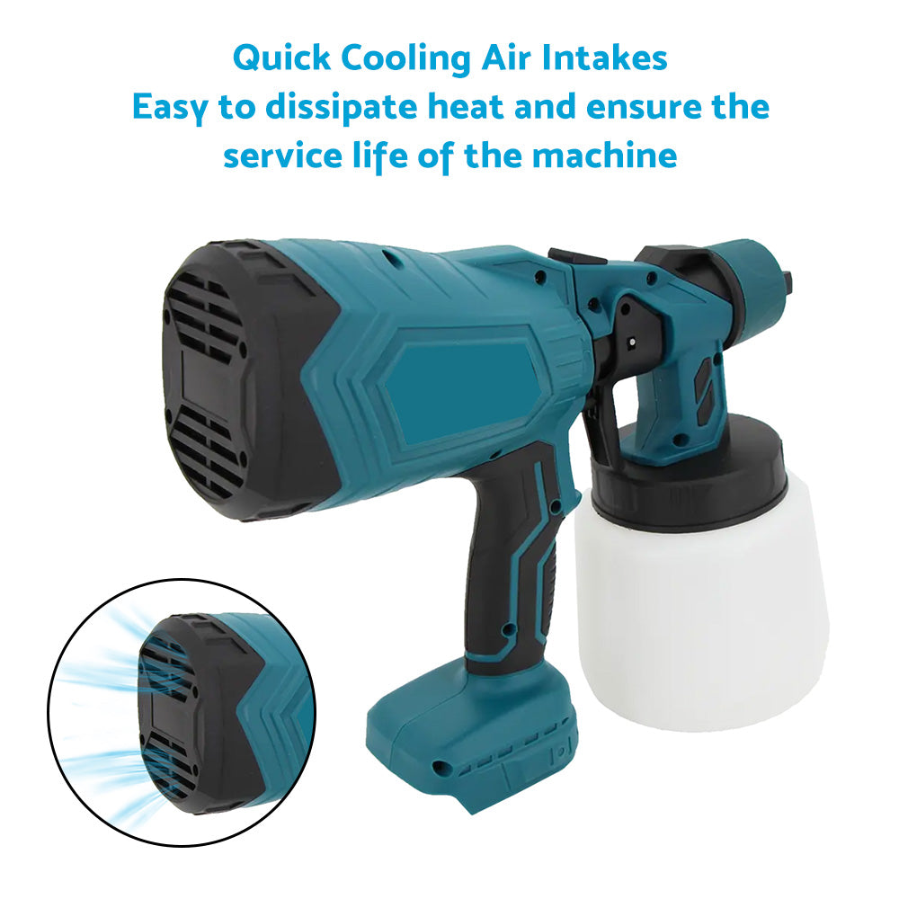 Electric Cordless Spray Gun Suitable For Makita Battery Paint Airless Sprayer