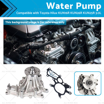 compare product 1KD-FTV Water Pump Suitable for Toyota Hilux KUN16R KUN26R KUN25R 3. 0L 05-13