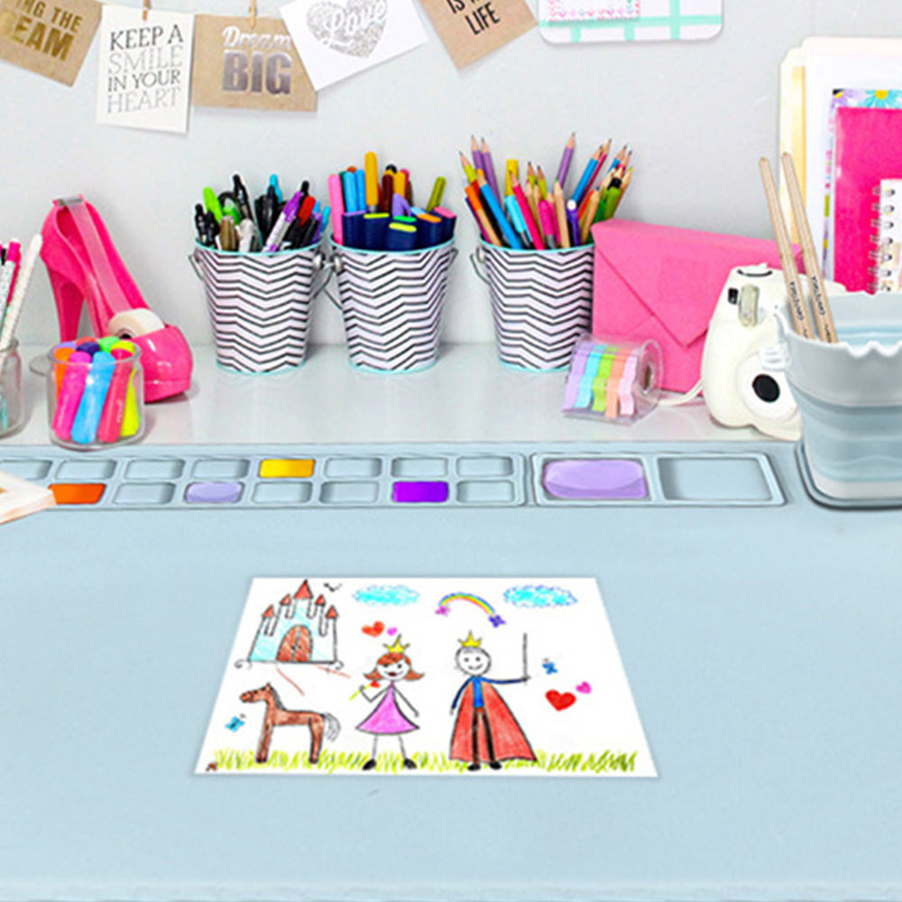 Silicone Art Mat Non-Stick Suitable For Resin Casting Crafts Painting Clay and Play