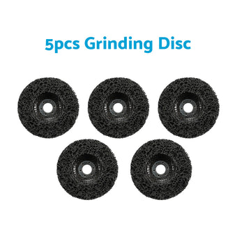 compare product 5/10PCS 100mm Poly Strip Disc Wheel Paint Rust Removal Clean Angle Grinder Black