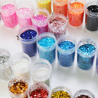 {{ 24 * 20ml Colors Glitter Pigment Debris Resin Epoxy Dream Flash Powder Crafts }} - Buy Car Parts Online at {{ Kaka Auto Parts }}.