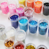 {{ 24 * 20ml Colors Glitter Pigment Debris Resin Epoxy Dream Flash Powder Crafts }} - Buy Car Parts Online at {{ Kaka Auto Parts }}.