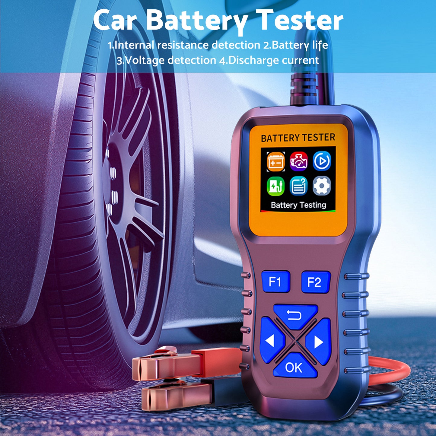 Battery Load Analyzer Tester for Truck Car 24/12/9V 3000CCA Truck Car