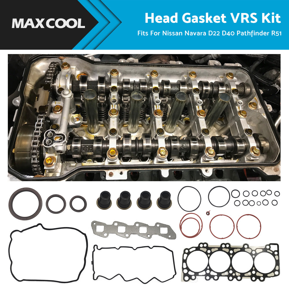 {{ VRS Head Gasket Kit Suitable For Nissan Navara D22 D40 R51 2. 5L YD25 2008-2015 }} - Buy Car Parts Online at {{ Kaka Auto Parts }}.