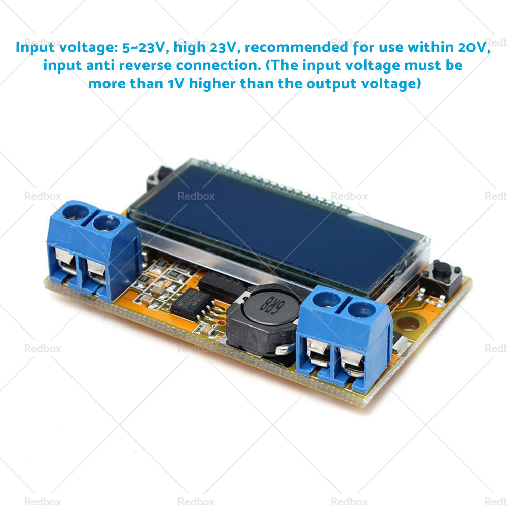 {{ DC-DC Adjustable Buck Converter Step Down Power Supply Module LCD with Shell }} - Buy Car Parts Online at {{ Kaka Auto Parts }}.