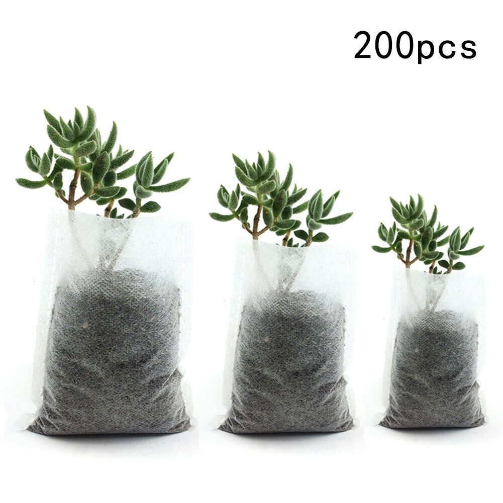 {{ Non-Woven 200PCS Biodegradable Bags Plant Grow Pot Nursery Seedling Garden }} - Buy Car Parts Online at {{ Kaka Auto Parts }}.