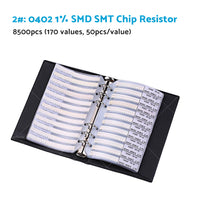 {{ 1x 0201/0402/0603/0805/1206 SMD/SMT Capacitor Chip Resistor Samples Book Kit }} - Buy Car Parts Online at {{ Kaka Auto Parts }}.