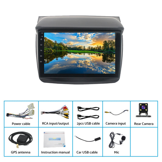 16GB Car Radio Navi GPS BT Android Suitable For Mitsubishi Triton ML MN KA KA