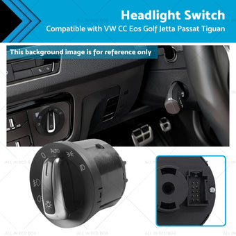 compare product Headlight Switch Suitable for VW CC Eos Golf Jetta Passat Tiguan 5ND941431B