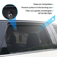 Magnetic Window Sun Shades 2x Suitable For Isuzu D-MAX 2nd Gen / Holden Colorado 2012-2020