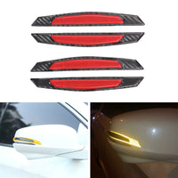 Reflective Carbon Fiber Car Door Edge Guard Bump Protector Sticker Suitable For Universal Use