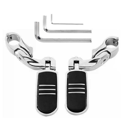 Motorcycle Highway Foot Pegs Suitable For Harley Davidson Street Glide & Road Glide