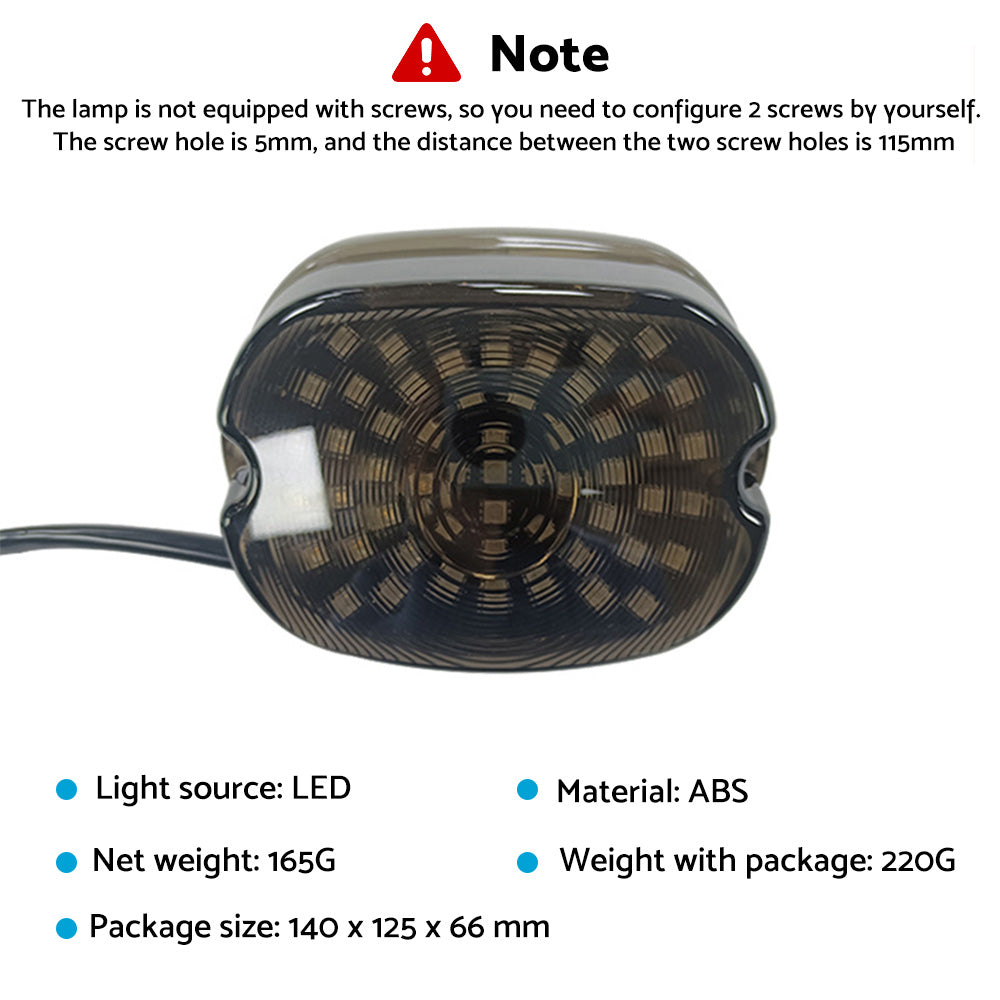 LED Rear Tail Light Brake Smoke Suitable For Harley-Davidson Touring 2000-2020 / Dyna Glide 2000-2017 / Softail 2000-2017