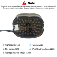 LED Rear Tail Light Brake Smoke Suitable For Harley-Davidson Touring 2000-2020 / Dyna Glide 2000-2017 / Softail 2000-2017