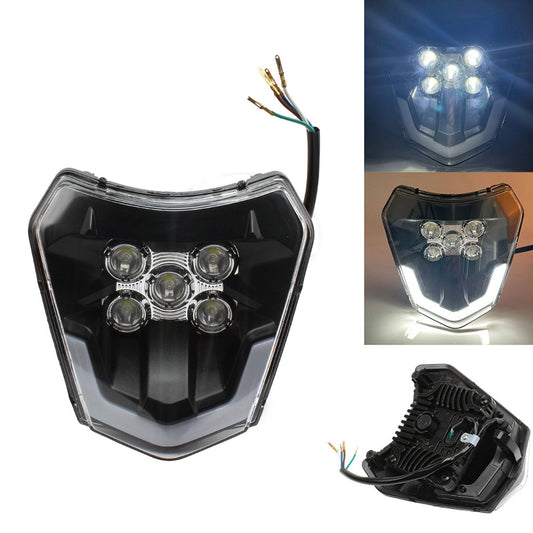 Motorcycle LED Headlight Suitable For XCF SXF EXC KTM XCW 250 300 350 450 500