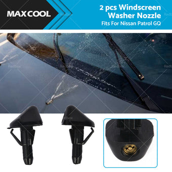 compare product 2 pcs Windscreen Bonnet Washer Jet Nozzle For Nissan Patrol GQ B8930-20A00 88-97