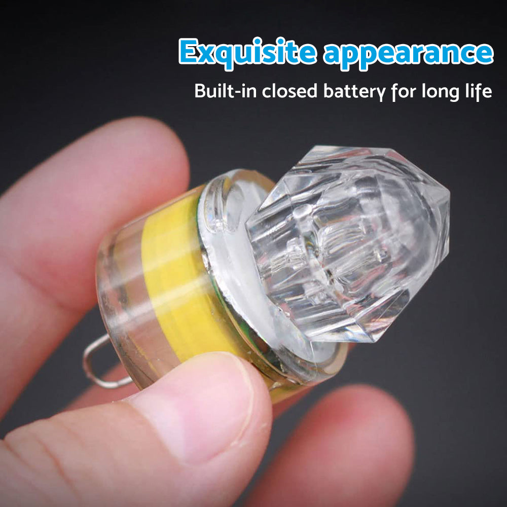 LED Underwater Fishing Light Deep Drop Squid Strobe Bait Lure Lamp