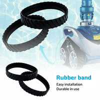 4x Tracks Tyres Wheel Suitable For Zodiac MX8 MX6 Baracuda R0526100 Pool Cleaner