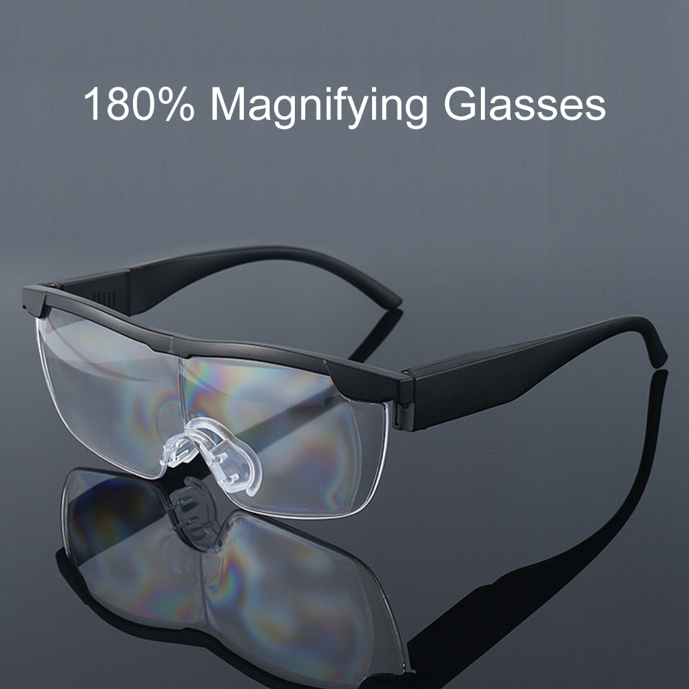 {{ Unisex Magnifying Glasses Loupes 180percent HD Vision Magnifier With LED Lighting Lamp }} - Buy Car Parts Online at {{ Kaka Auto Parts }}.