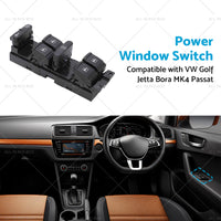 {{ 1J4959857C RH Power Window Switch Suitable For VW Golf Jetta Bora MK4 Passat }} - Buy Car Parts Online at {{ Kaka Auto Parts }}.