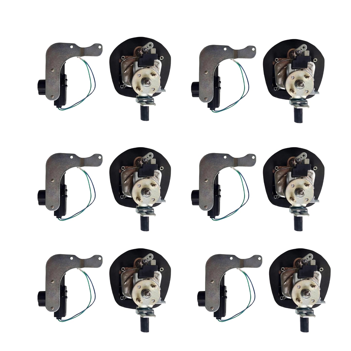 {{ 6 Set Chrome Power Operated Recessed Folding Whale Tail T-Lock Handle Toolbox }} - Buy Car Parts Online at {{ Kaka Auto Parts }}.