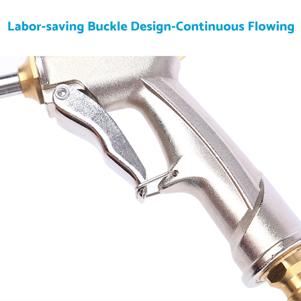 High Pressure Water Hose Nozzle Long Spray Attachment Suitable For Garden Hose & Car Wash