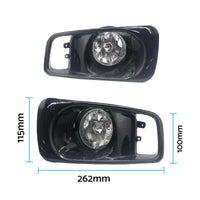 Yellow Fog Lights Lamp Kit Suitable For Honda Civic EK EM 2 3 4 Dr JDM 1999-2000