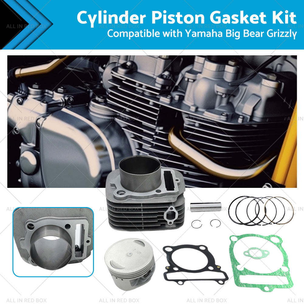 {{ Cylinder Piston Gasket Top End Kit For Yamaha Grizzly 350 YFM350 4x4 2x4 2007-14 }} - Buy Car Parts Online at {{ Kaka Auto Parts }}.