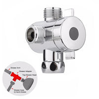 1 2 in Three Way T-adapter Valve For Toilet Bidet Shower Head Diverter Valve