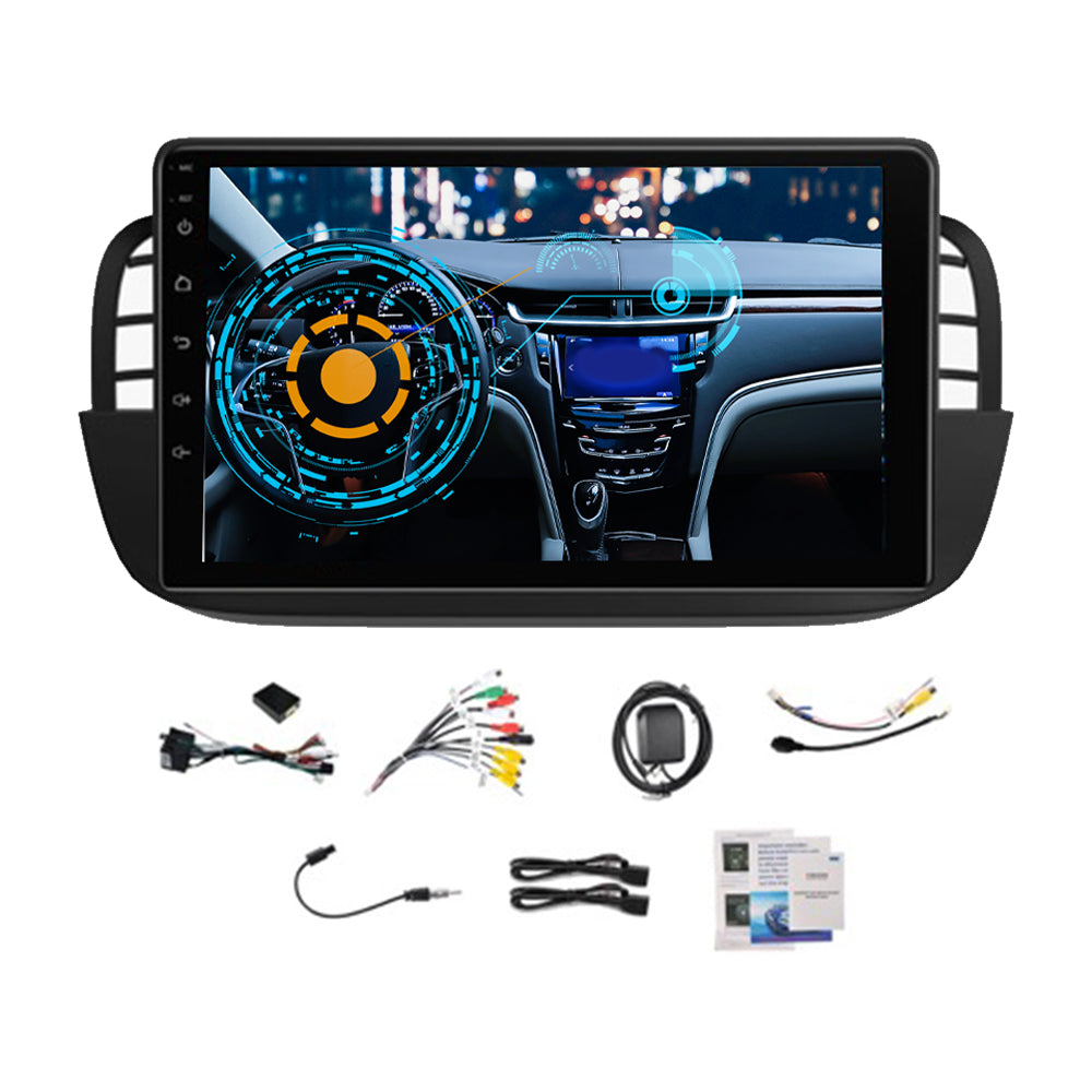 {{ Android 15 Car Stereo 2+64GB Suitable for Fiat 500 2007–2015 CarPlay GPS WIFI }} - Buy Car Parts Online at {{ Kaka Auto Parts }}.