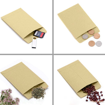compare product Kraft Paper Seed Packets Garden Home Storage Bags Mini Envelopes 6x11cm