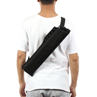 compare product Archery Arrow Quiver Holder 3 Tube Back Waist Shoulder Strap Bag Pouch Hunting