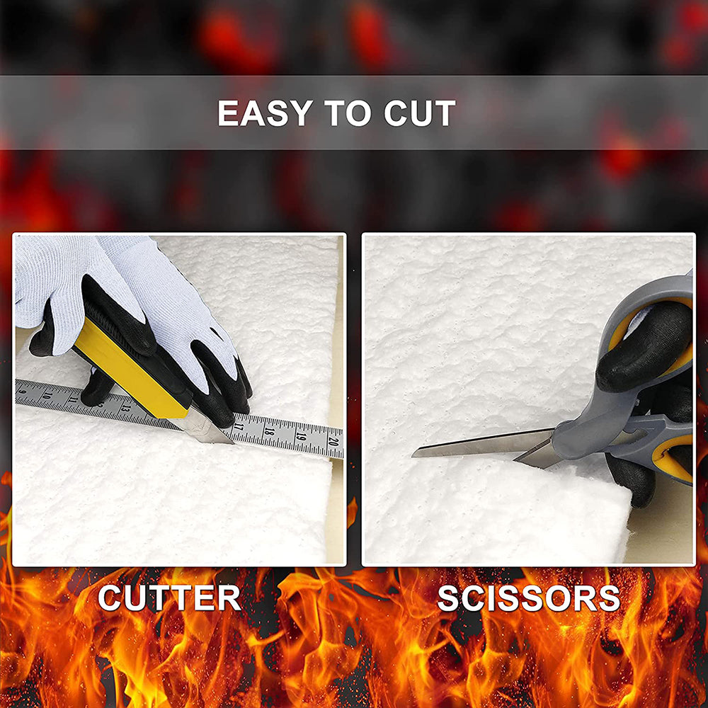 {{ Ceramic Fiber Blanket High Temperature Thermal Fireproof Insulation Mat 0. 61M*1M }} - Buy Car Parts Online at {{ Kaka Auto Parts }}.