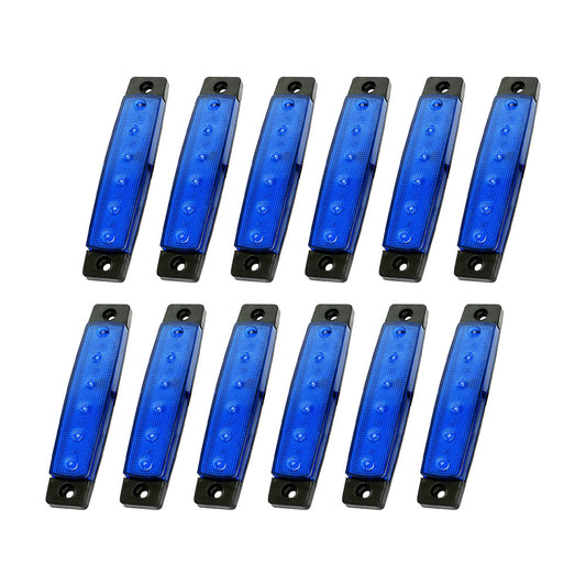 12x LED Deck Courtesy Lights Suitable For Marine Boat Stern Transom 12V Waterproof