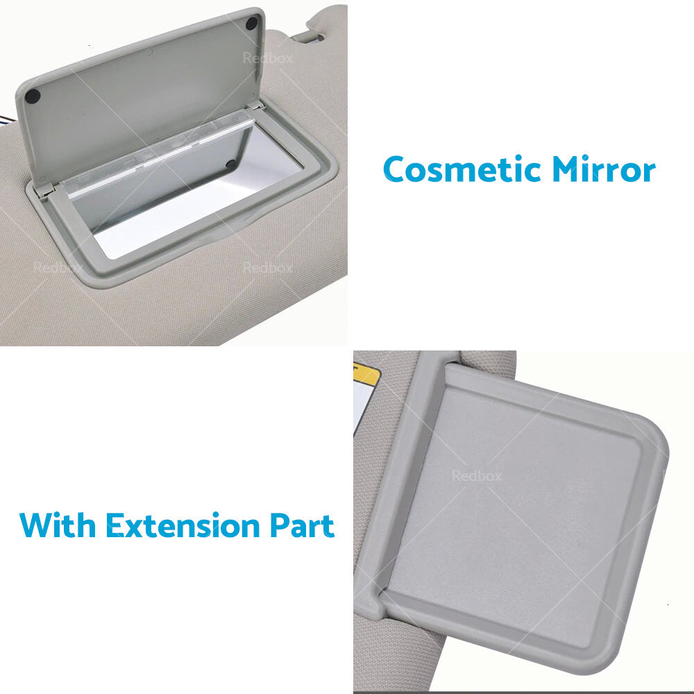 {{ RH  LH Interior Sun Visor Shade Grey Fits For Nissan Pathfinder 13-18 R52 Wagon }} - Buy Car Parts Online at {{ Kaka Auto Parts }}.