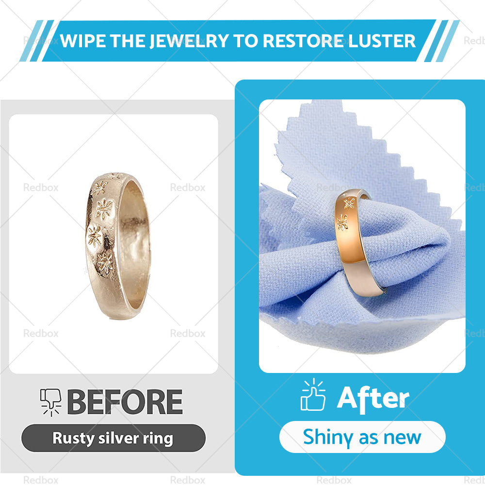 {{ 250PCS Jewelry Cleaning Cloth Wrapped For Silver Gold Brass Coin Ring }} - Buy Car Parts Online at {{ Kaka Auto Parts }}.