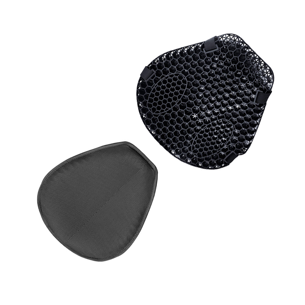 1x Motorcycle Comfort Gel Seat Cushion Suitable For Pressure Relief With or Without Sleeve