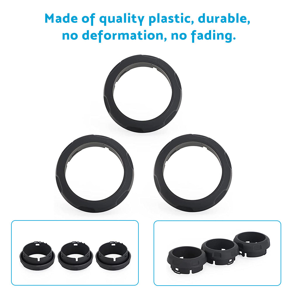 3x AC Switch Knob Trim Suitable For Land Rover Discovery 4 Range Rover Sport