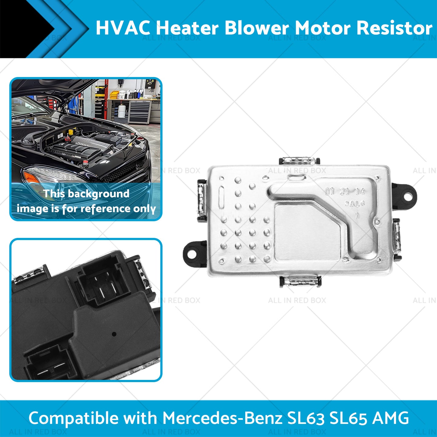 {{ HVAC Heater Blower Motor Resistor Suitable for Mercedes-Benz SL63 SL65 AMG 13-18 }} - Buy Car Parts Online at {{ Kaka Auto Parts }}.