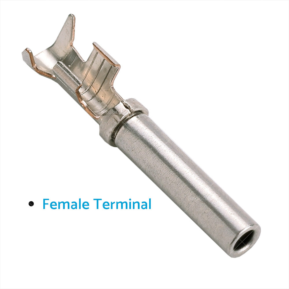 {{ 20 or 50 or 100 Pair Deutsch Solid Terminal No. 16 Stamped Contact Pins Male Female }} - Buy Car Parts Online at {{ Kaka Auto Parts }}.