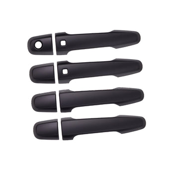 compare product 4PCS Matt Black Door Handle Cover Suitable For Mitsubishi Triton MQ MR 2015-2021